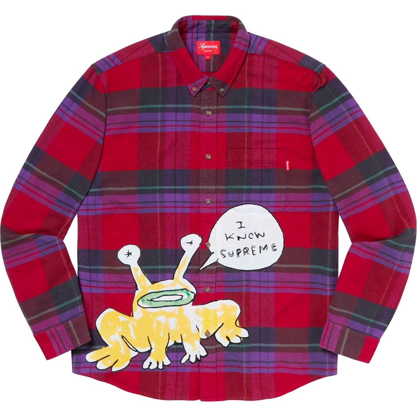 Daniel Johnston Plaid Shirt view 3